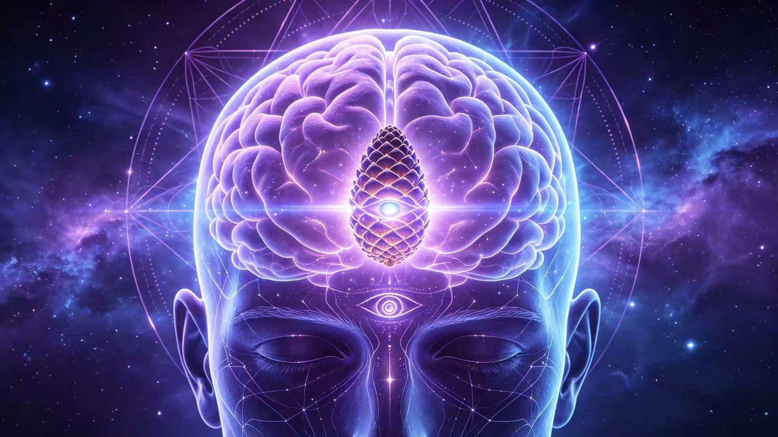 How to activate pineal gland with cosmic energy and third eye awakening visualization