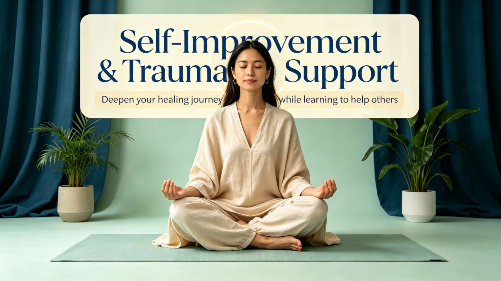 Self-improvement and trauma support courses for personal healing and professional growth
