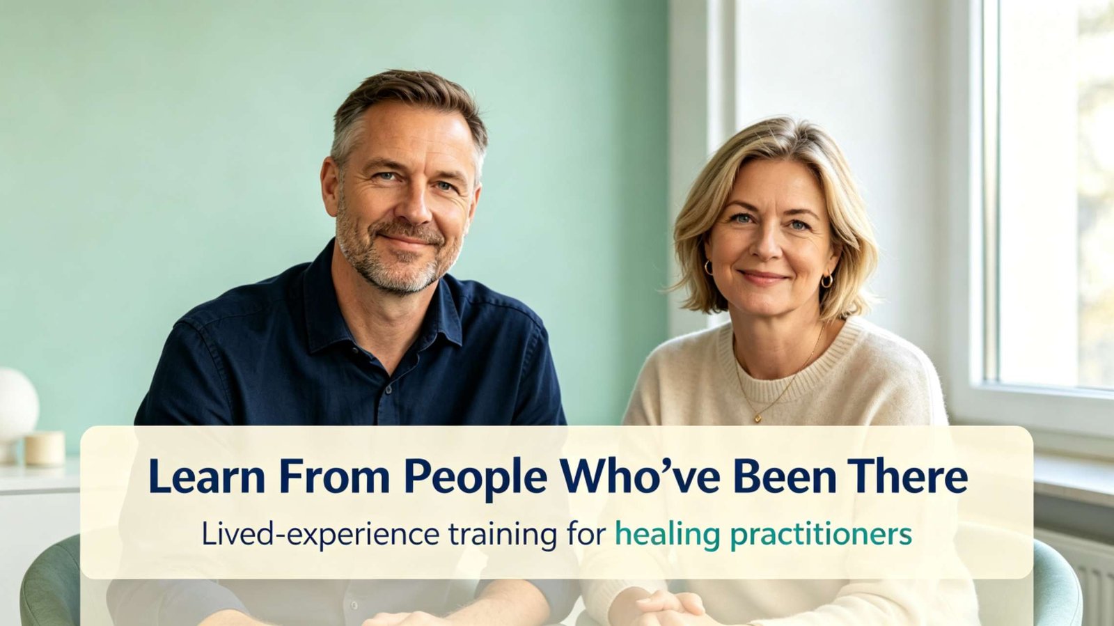 The Centre for Healing founders Melissa and Ryan sharing their journey