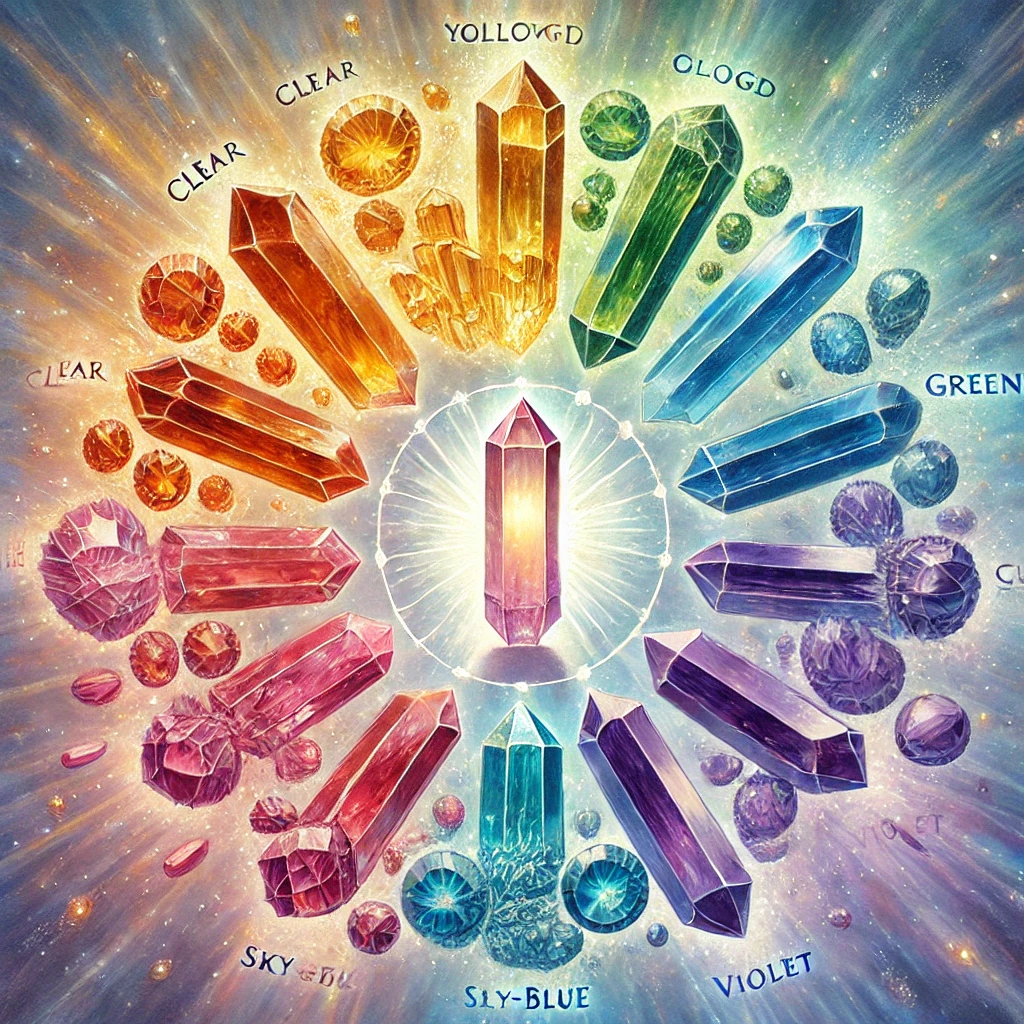 crystal color tools for energy healing2