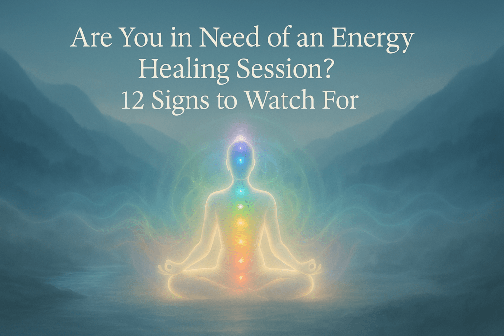 Are You in Need of an Energy Healing Session? 12 Signs to Watch For Energy Healing Session