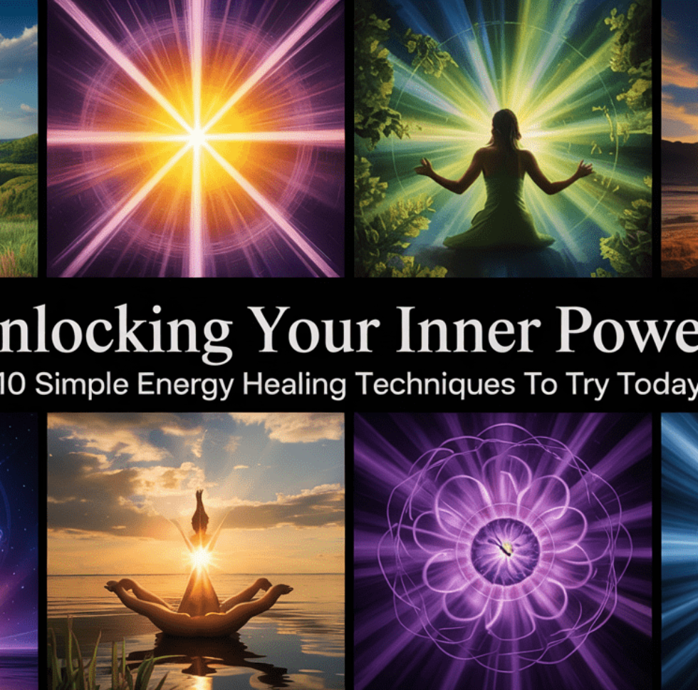 Unlocking Your Inner Power: 10 Simple energy healing techniques to Try Today