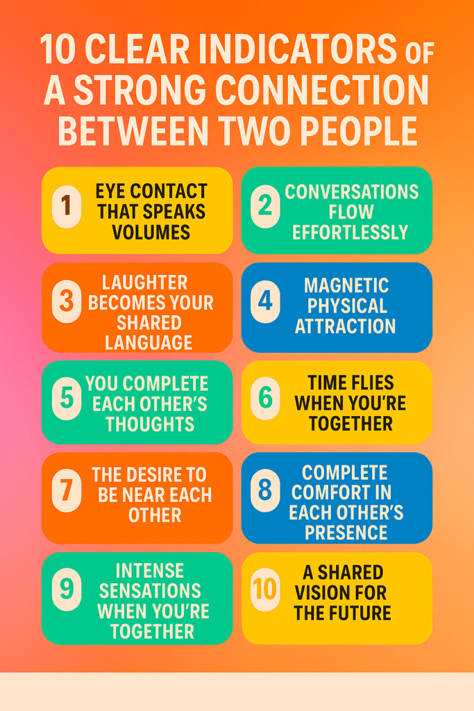 10 Clear Indicators of a Strong Connection Between Two People
