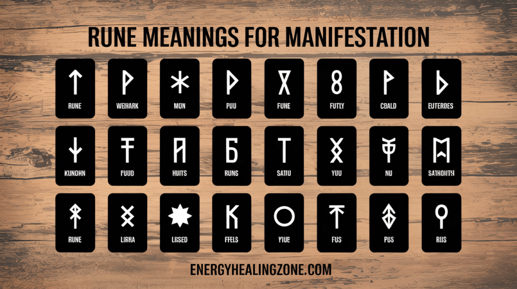 Rune Meanings for Manifestation: Harnessing 24 Ancient Wisdom to Achieve Your Desires Rune Meanings for Manifestation