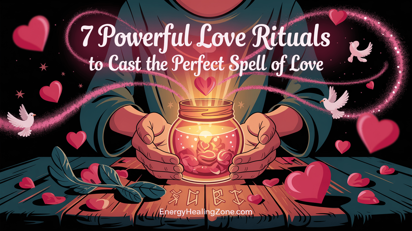 Unlock the secrets of 7 powerful love rituals and spells of love to attract or deepen romance. From honey jars to full moon magic, discover the rituals that can manifest your true love intentions and bring passion into your life.