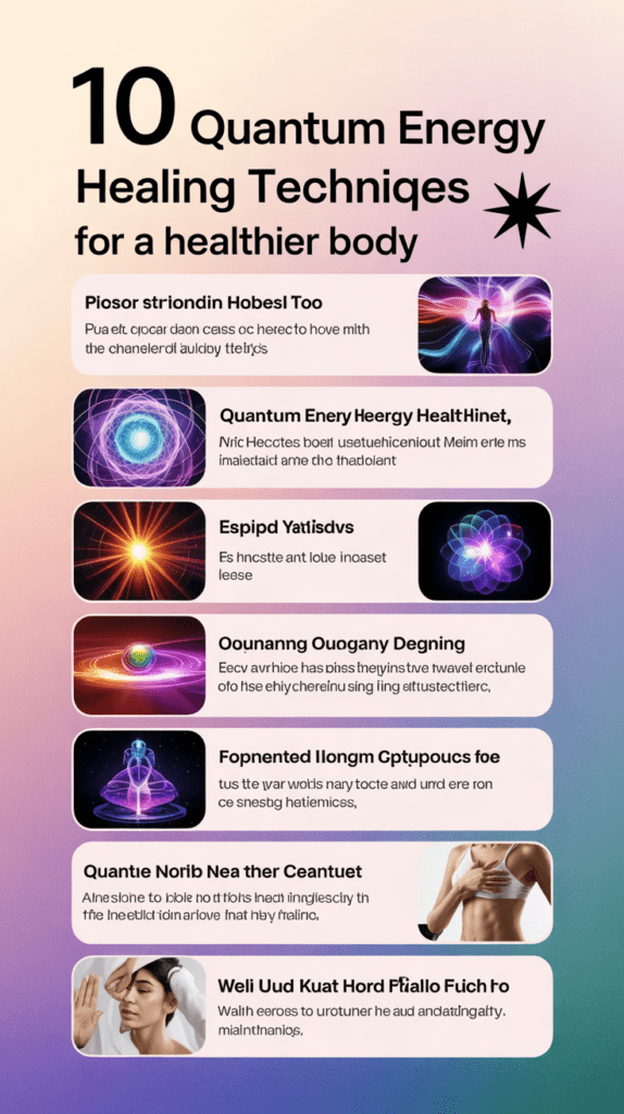 10 Quantum Energy Healing Techniques for a Healthier Body 10 Quantum Energy Healing Techniques for a Healthier Body