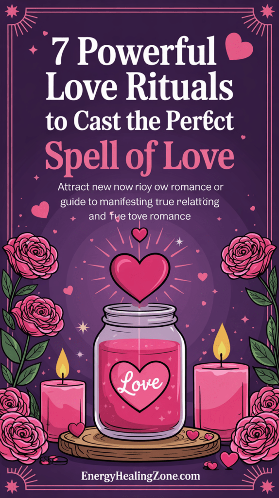 7 Powerful Love Rituals to Cast the Perfect Spell of Love: A Guide to Manifesting True Romance