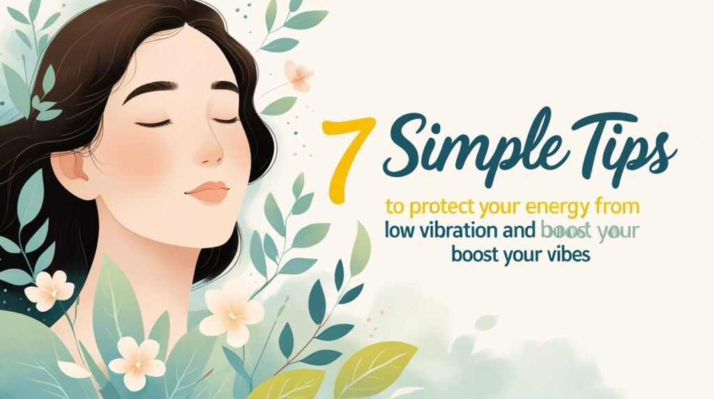 7 Simple Tips to Protect Your Energy from Low Vibration and Boost Your Vibes