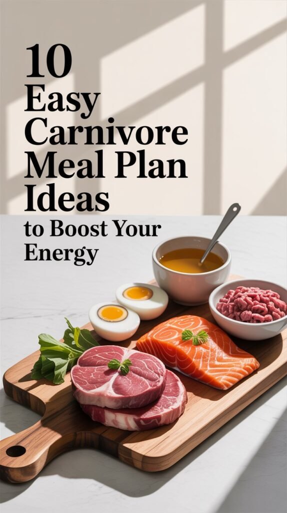 10 Easy Carnivore Meal Plan Ideas to Boost Your Energy carnivore meal plan