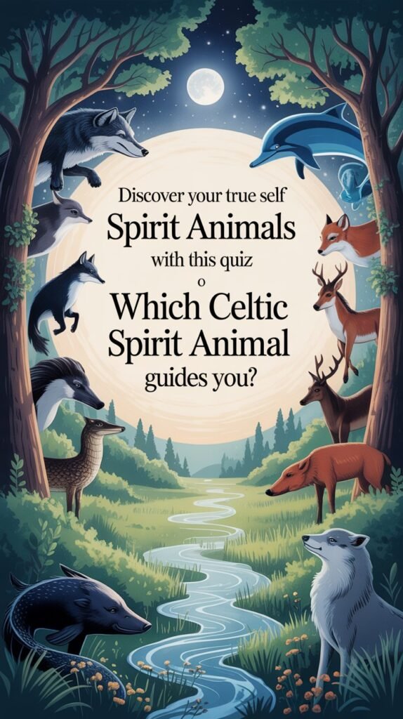 🐾 Discover Your True Self with This 13 Spirit Animals Quiz | Which Celtic Spirit Animal Guides You? 🐺🐬 quiz on spirit animal