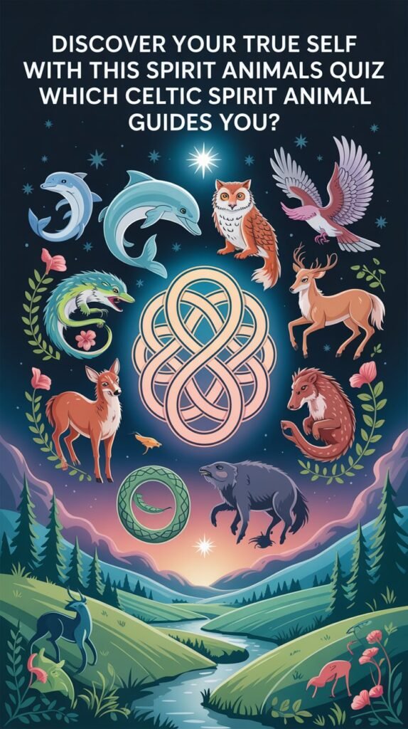 🐾 Discover Your True Self with This 13 Spirit Animals Quiz | Which Celtic Spirit Animal Guides You? 🐺🐬 quiz on spirit animal