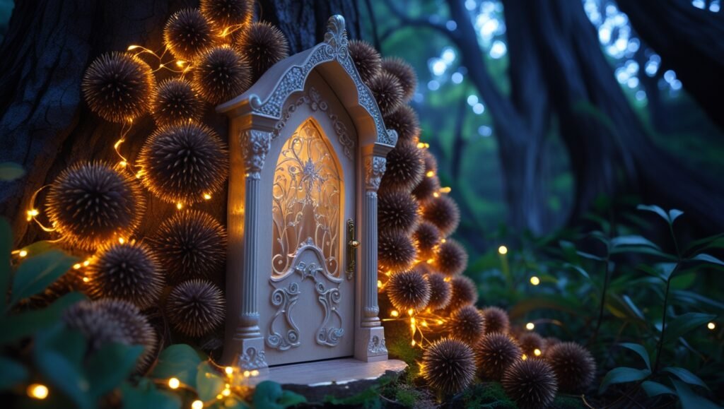 The Sweet Gum Ball Spire Door