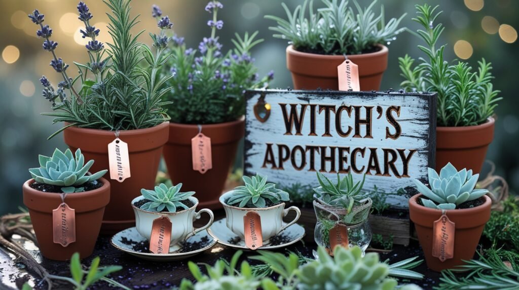 10 Enchanting Witchy Backyard Ideas to Create a Magical Outdoor Sanctuary witchy backyard ideas Sacred Herb Garden