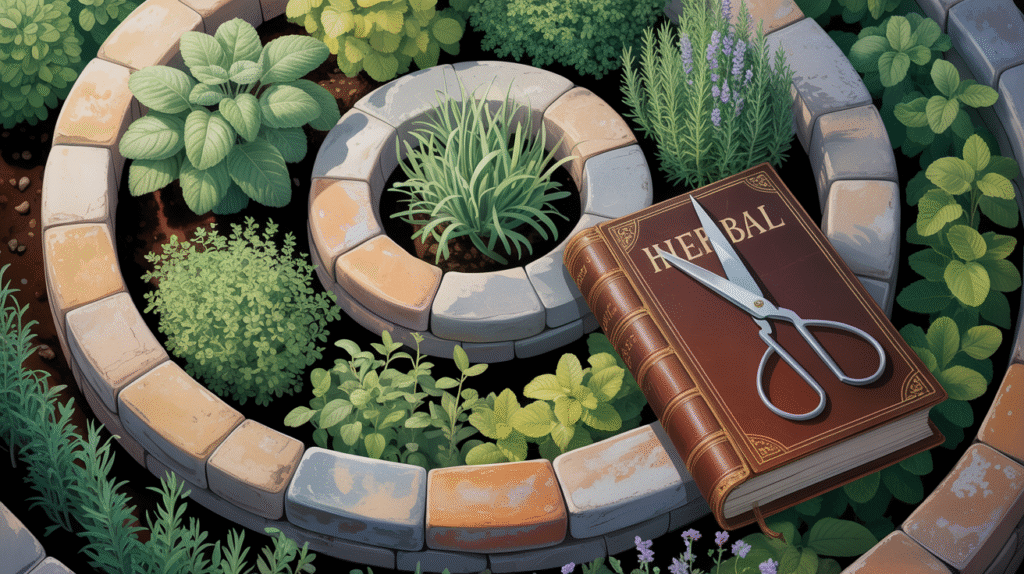15 Enchanting Backyard Sanctuaries: Transform Your Outdoor Space into a Magical Retreat Healing Herb Spiral