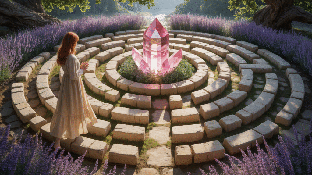 7 Enchanted Garden Pathways to Guide Your Spirit Sacred Stone Labyrinth