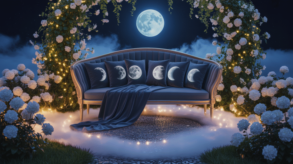 15 Enchanting Backyard Sanctuaries: Transform Your Outdoor Space into a Magical Retreat Moonlit Meditation Corner