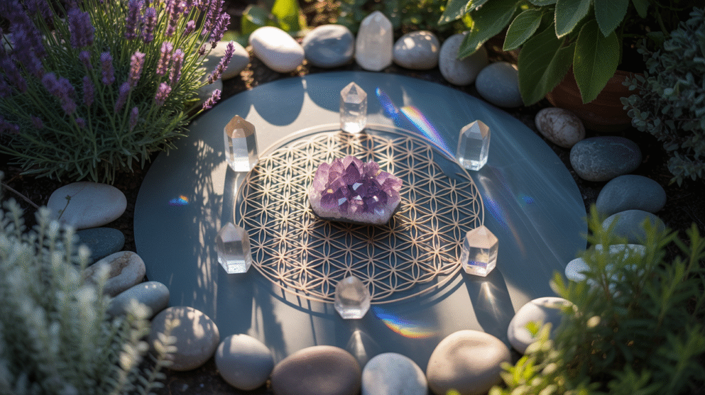 7 Enchanted Backyard Transformations to Awaken Your Spiritual Sanctuary Mystic Crystal Grid