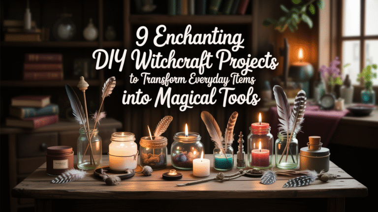 Enchanting DIY Witchcraft Projects to Transform Everyday Items into Magical Tools