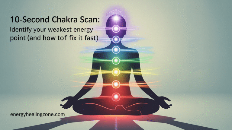 10-Second Chakra Scan: Identify Your Weakest Energy Point