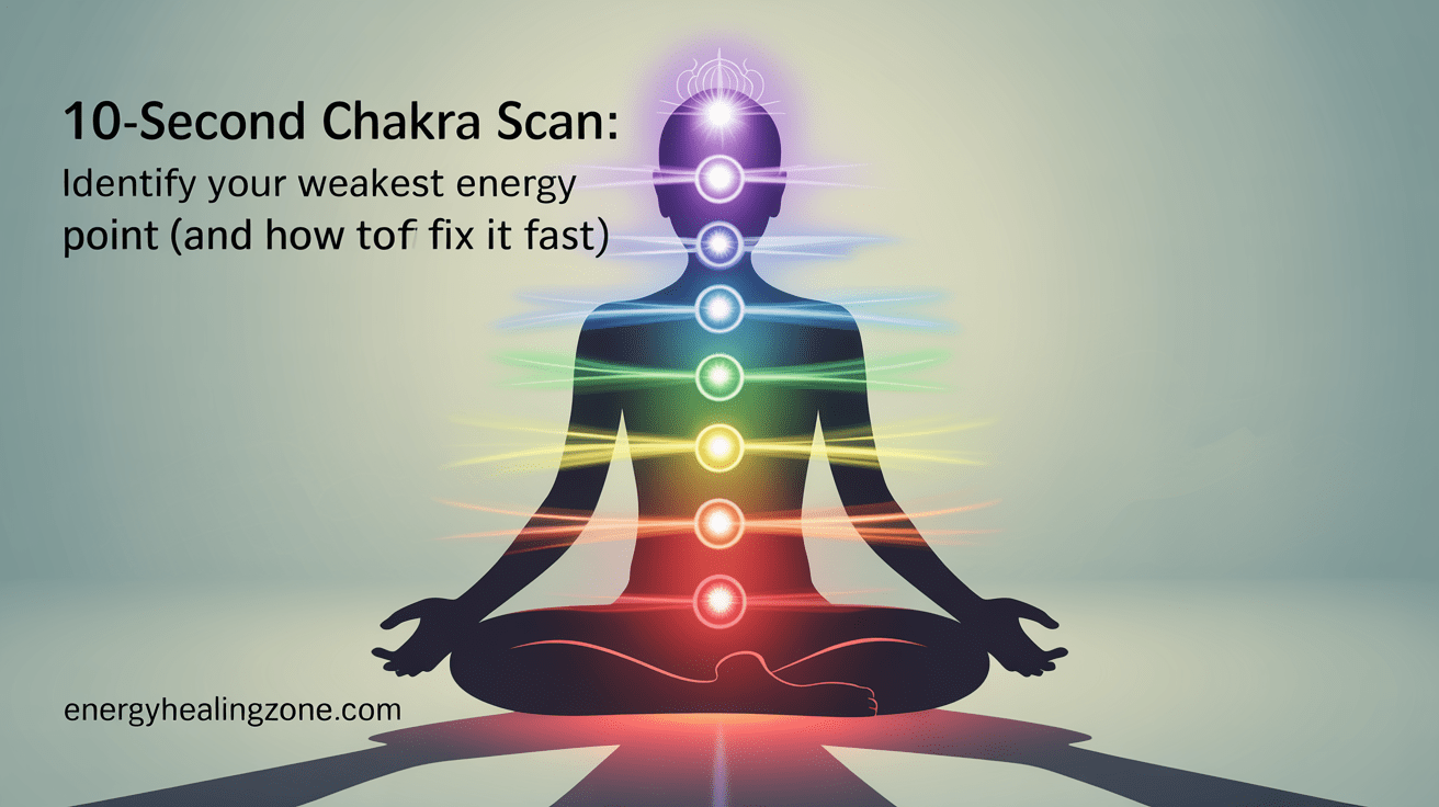 10-Second Chakra Scan: Identify Your Weakest Energy Point