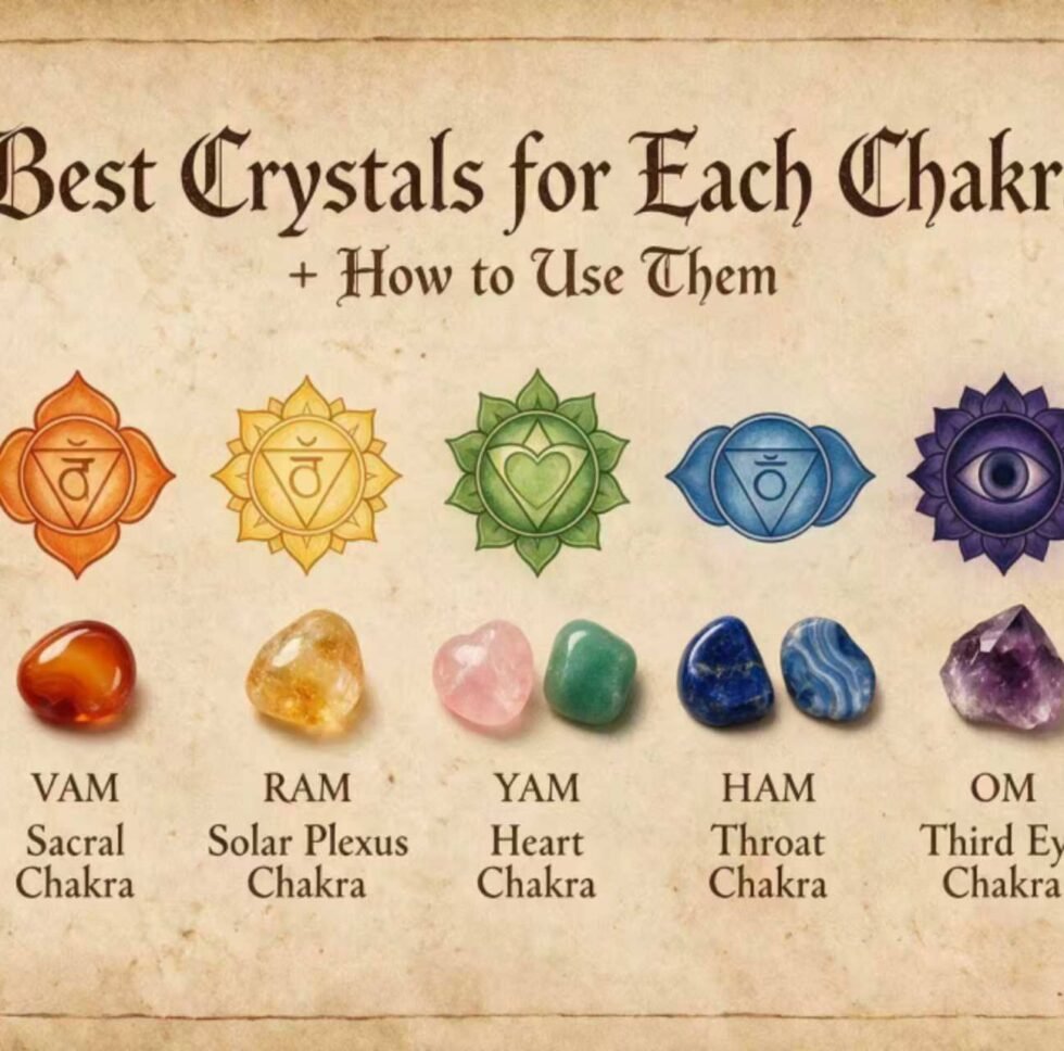Best Crystals for Each Chakra (+ How to Use Them)