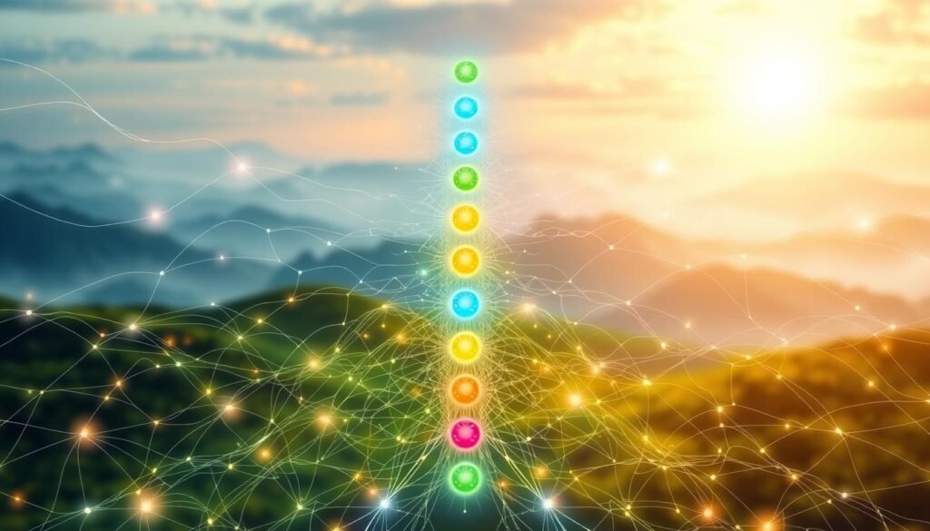 Reiki energy channels and chakras