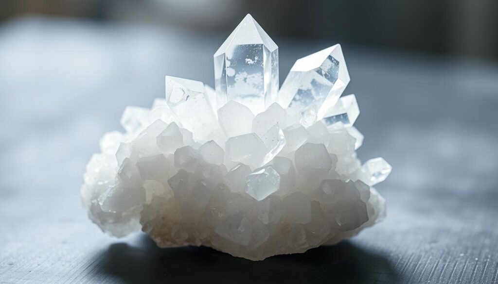 clear quartz for crown chakra