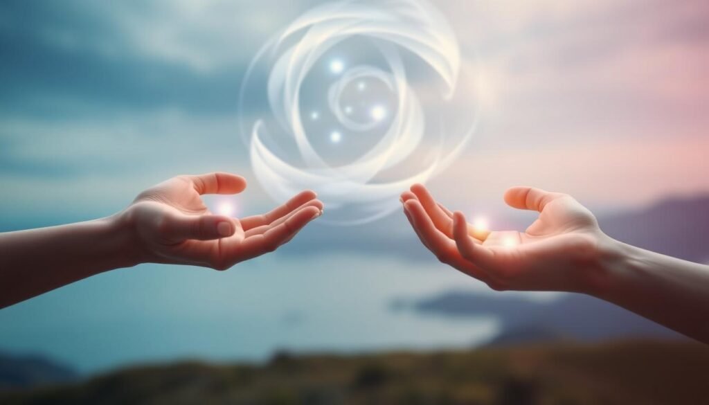 distance energy healing process